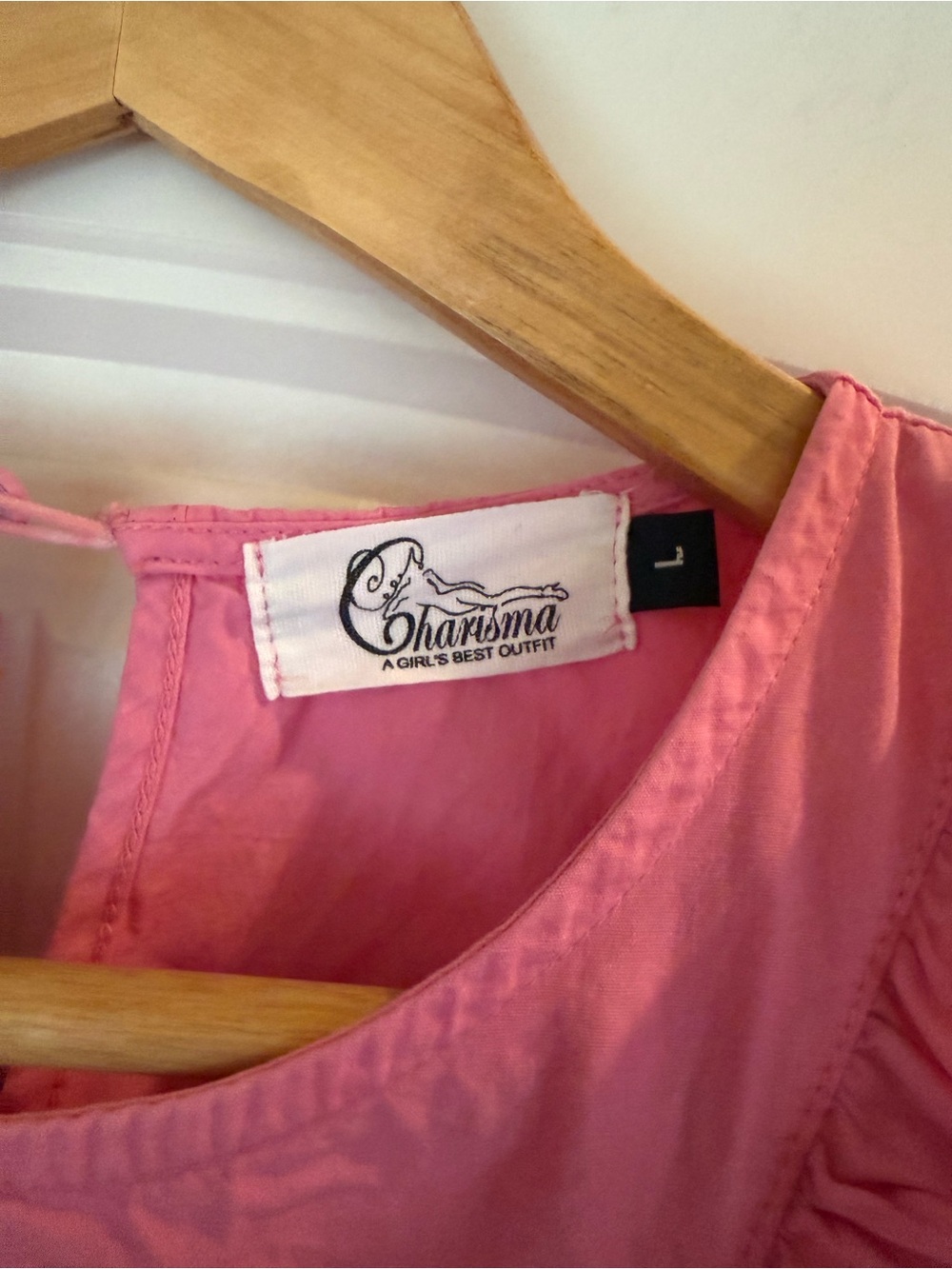 Stunning Charisma Pink Ruffled Top - Picture 5 of 9